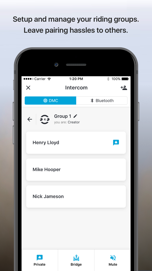 Cardo Connect app