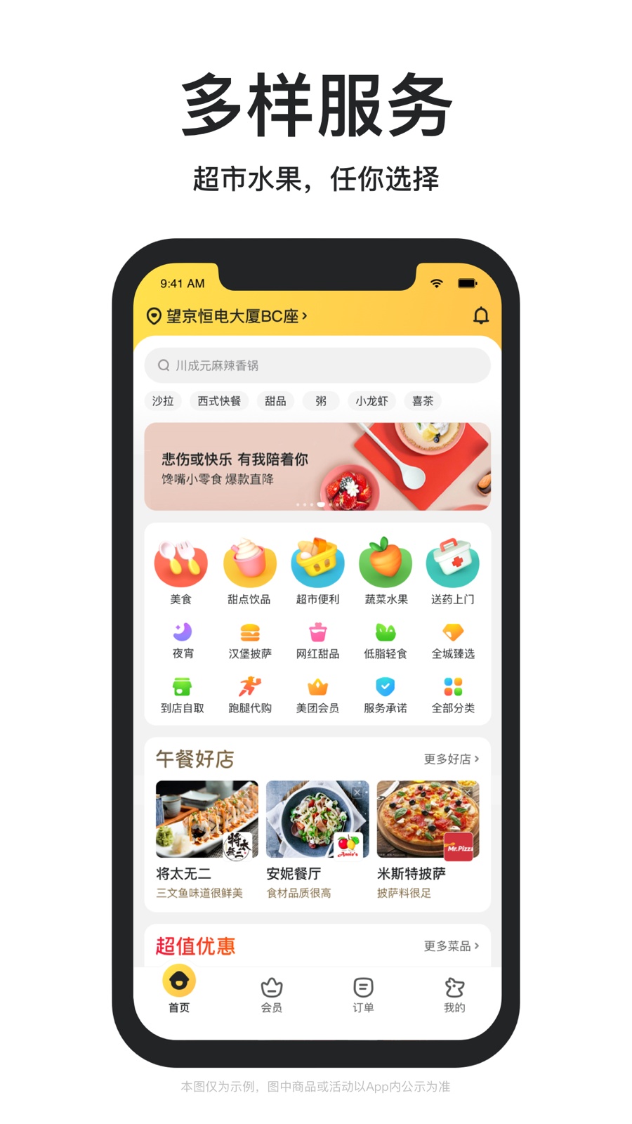 美团外卖订餐平台